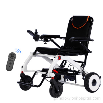 Πτυσσόμενο φορητό αυτόματο ελαφρύ μηχανοκίνητο αναπηρικό καροτσάκι